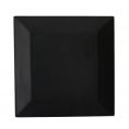 Square Plate Black 8"