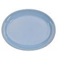 Oval Platter N.R. Light Blue  9 3/4"