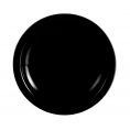 Plate N.R. Black  6 1/2"