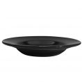 Rim Soup Plate Black 12oz 8 3/4"