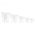 Plastic Measuring Cup 5-Piece Set 