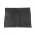 2-Panel Faux Leather Menu Cover Legal Size 8-1/2" x 14" Black