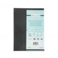 2-Panel Faux Leather Menu Cover Legal Size 8-1/2" x 14" Black