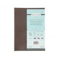 4-Panel Faux Leather Menu Cover Legal Size 8-1/2" x 14" Brown
