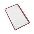 1-Pocket Menu Cover 8-1/2" x 14" Burgundy