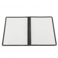 2-Pocket Menu Cover 8-1/2" x 11" Black