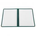 2-Pocket Menu Cover 8-1/2" x 11" Green