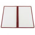 2-Pocket Menu Cover 8-1/2" x 14" Burgundy
