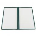 2-Pocket Menu Cover 8-1/2" x 14" Green