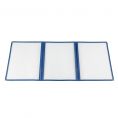 3-Pocket Menu Cover 8-1/2" x 11" Blue
