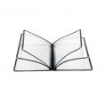 6-Pocket Menu Cover 8-1/2" x 11" Black