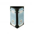 3-Panel Tent Menu Cover 5" x 7" Black
