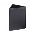 3-Panel Tent Menu Cover 5" x 7" Black