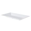 King Platter Rect. White 14"