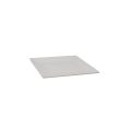 King Plate Square White 6"