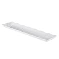 Platter Rect. Scallop Edge White 21"x5-1/4"