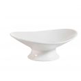 Oval Plate W/ Foot 10 3/4"