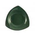 Triangular Pasta Bowl Green 22oz 10 1/2"