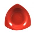 Triangular Pasta Bowl Red 22oz 10 1/2"