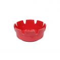Ashtray Plastic 4"Dia Red 
