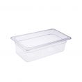 Polycarbonate Food Pan 1/3 Size 4" Depth