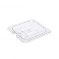 Notched Polycarbonate Food Pan Cover 1/6 Size