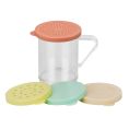 Dredge Set Polycarbonate 10 oz. w/ Lid Colored 4PC