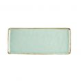 Rect. Platter Light Green 14"