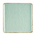 Square Plate Light Green 12"