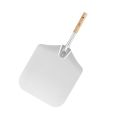 Pizza Peel Aluminum with Wood Handle 14"x16" 26" Overall Length