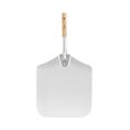 Pizza Peel Aluminum with Wood Handle 14"x16" 26" Overall Length