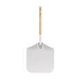 Pizza Peel Aluminum with Wood Handle 14"x16" 34" Overall Length