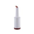 Pour Bottle W/ Spout & Lid 1QT Brown