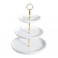 Coupe Round 3-Tier Serving Tray 10"