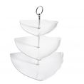 Triangular 3-Tier Serving Tray 11 3/4"