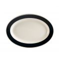 Oval Platter R.E. Black 12 1/2"