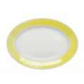Oval Platter R.E. Yellow 9 3/8"