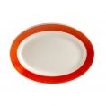 Oval Platter R.E. Red 15 1/2"