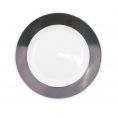 Plate R.E. Black 6 1/2"