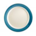 Plate R.E. Blue 9"