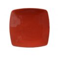 Square Flat Plate Red 10 1/2"