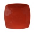 Square Flat Plate Red 11 7/8"