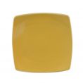 Square Flat Plate Yellow 11 7/8"