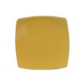 Square Flat Plate Yellow 8 7/8"