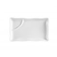 Rect. Platter W/ Triangular Compartment 12"