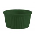 Ramekin Fluted Green 1oz 2 1/4"
