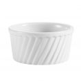 Soufflé Bowl Fluted BoneW 8oz 4"