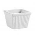 Ramekin Square Fluted 4oz PW 2 7/8"