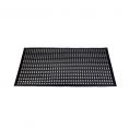 Floor Mat Rubber Beveled Edge Black 5x3' 