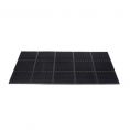 Floor Mat Rubber Straight Edge Black 5x3' 